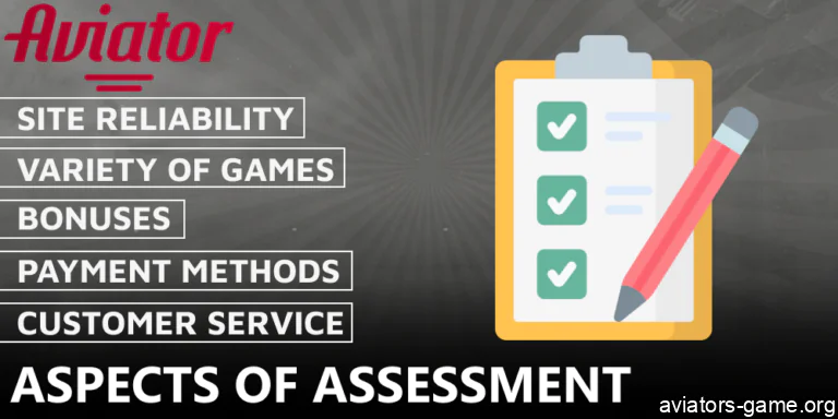 The aspects of casino acessment on aviators-game.org Aviator blog